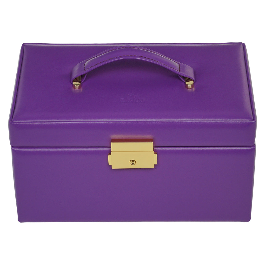 Jewelry box Emma colisimo / violet (full cowhide)