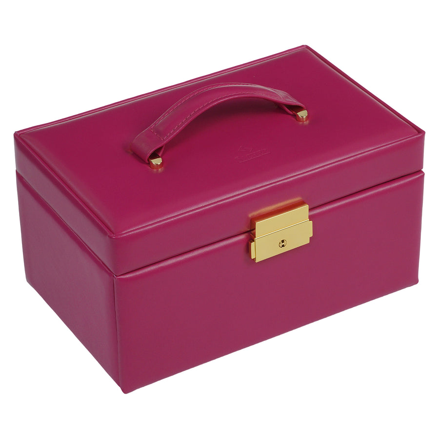 jewellery case Emma colisimo / pink (cowhide leather)