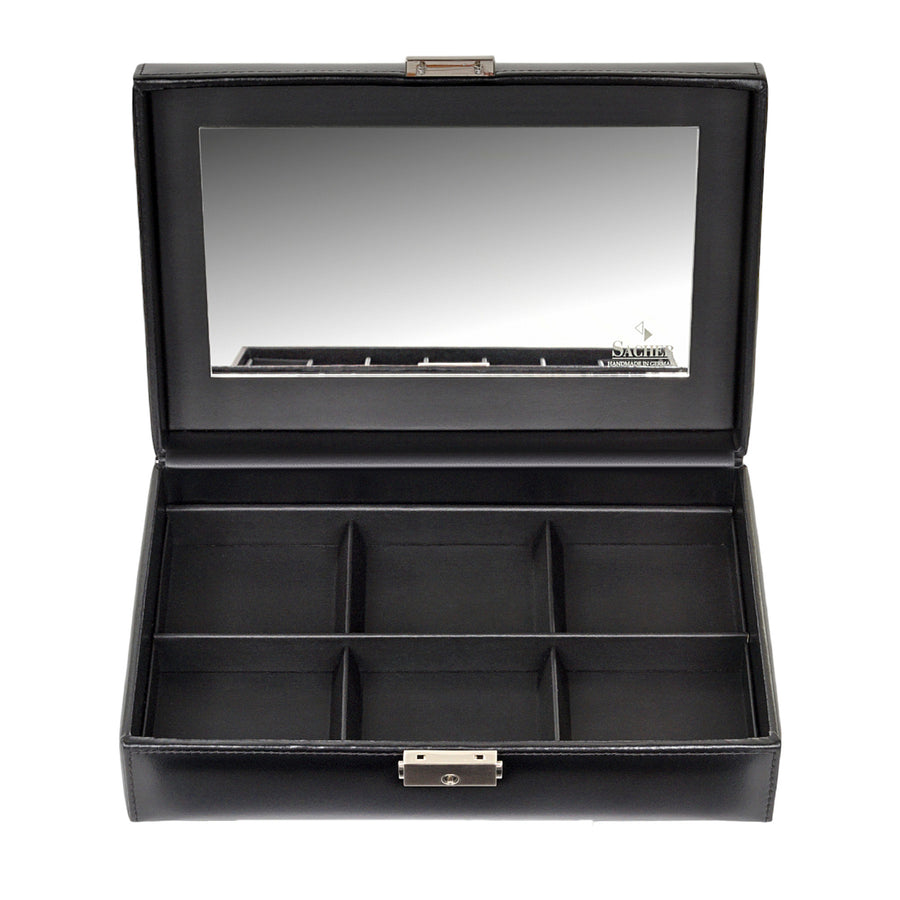 Jewelry box Isa black exclusive / black (leather)