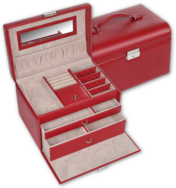 Jewelry box Sarah standard / red