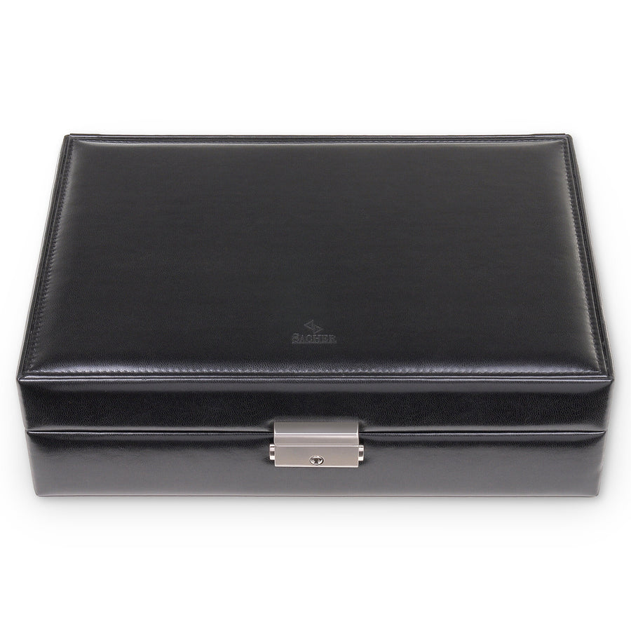 case for 12 watches gents / black