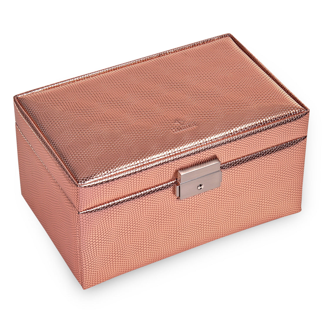 Jewelry box Elly lagarto / rose gold