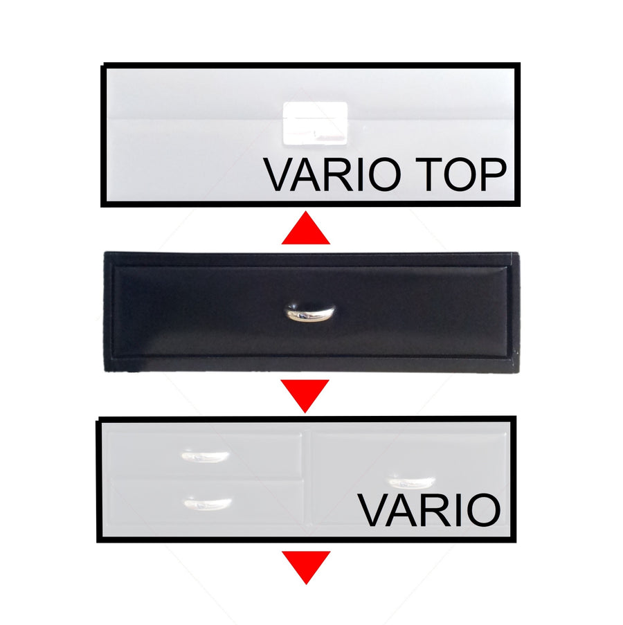 Standaardmodule VARIO horloges vario / zwart (leder)