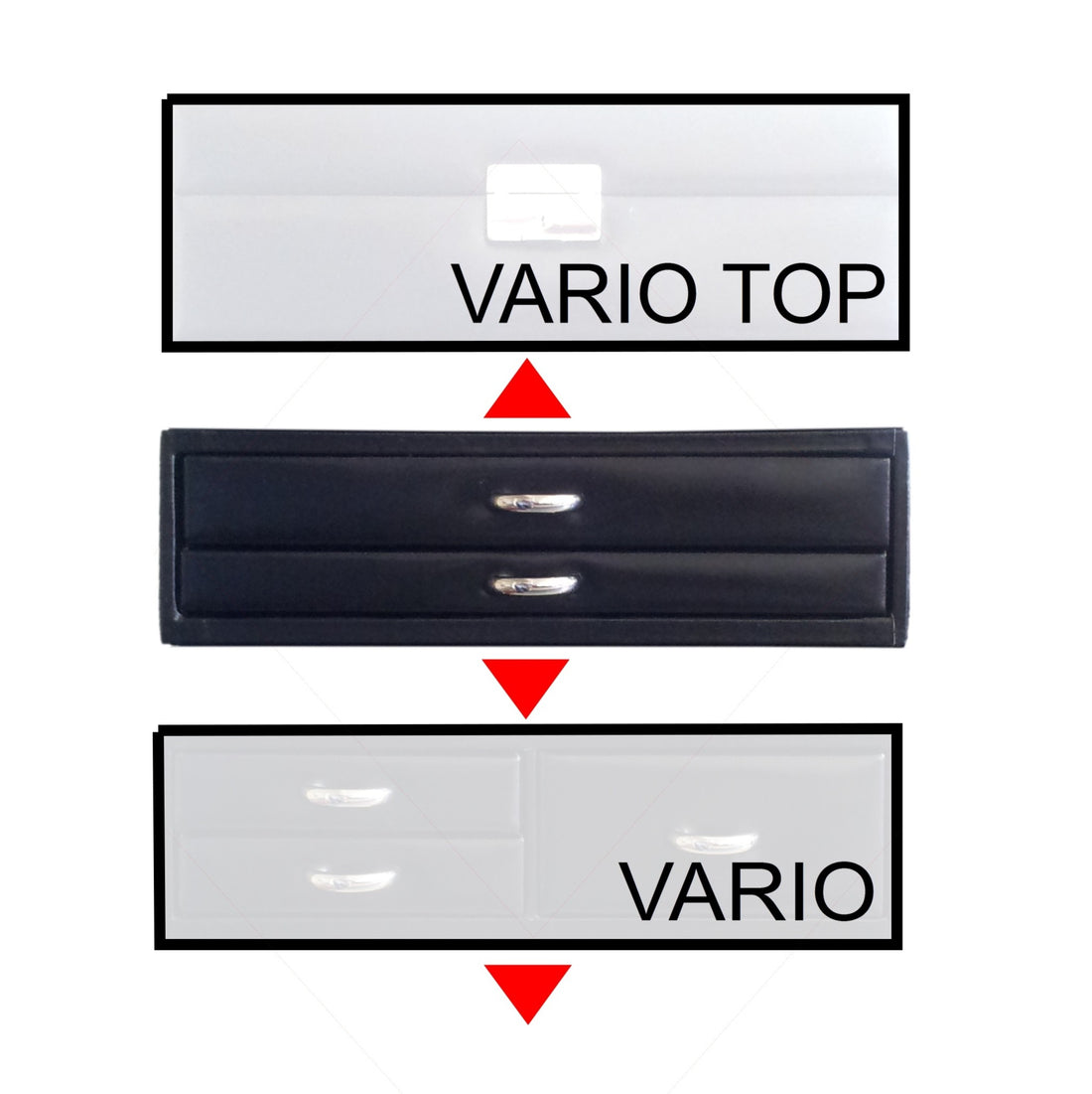 Standaardmodule VARIO vario / zwart (leer)