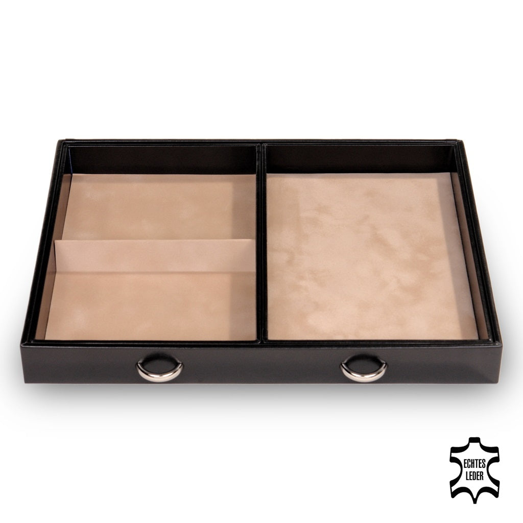 Grand VARIO vario sieradenkist / zwart (leer)